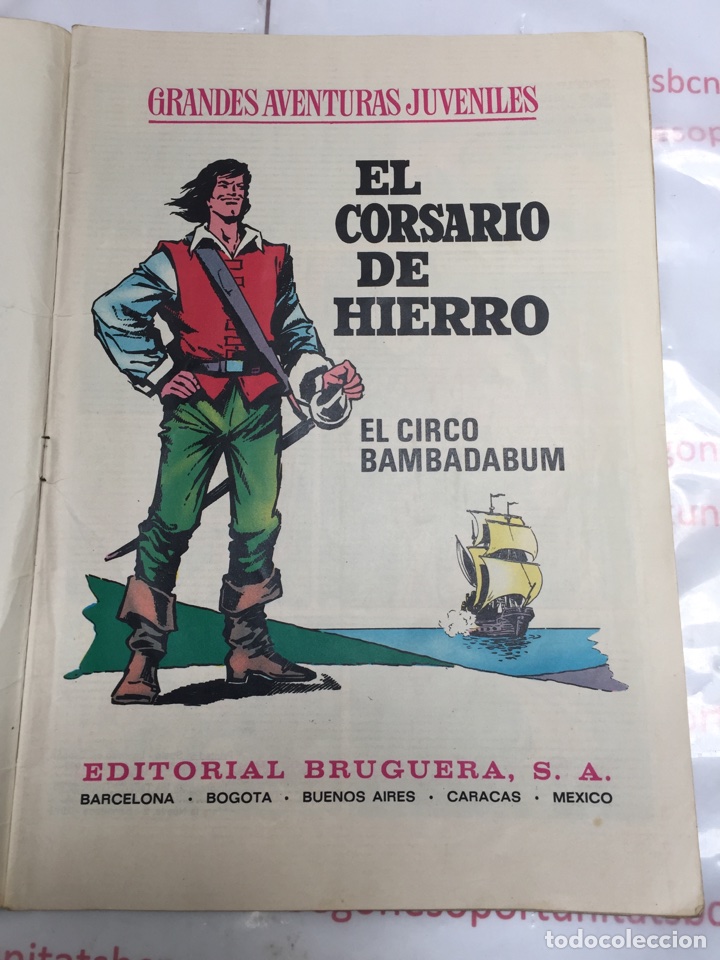 2 EL CORSARIO DE HIERRO-EL CIRCO BAMBADABUM-GRANDES AVENTURAS JUVENILES-BRUGUERA-NUM25-1972