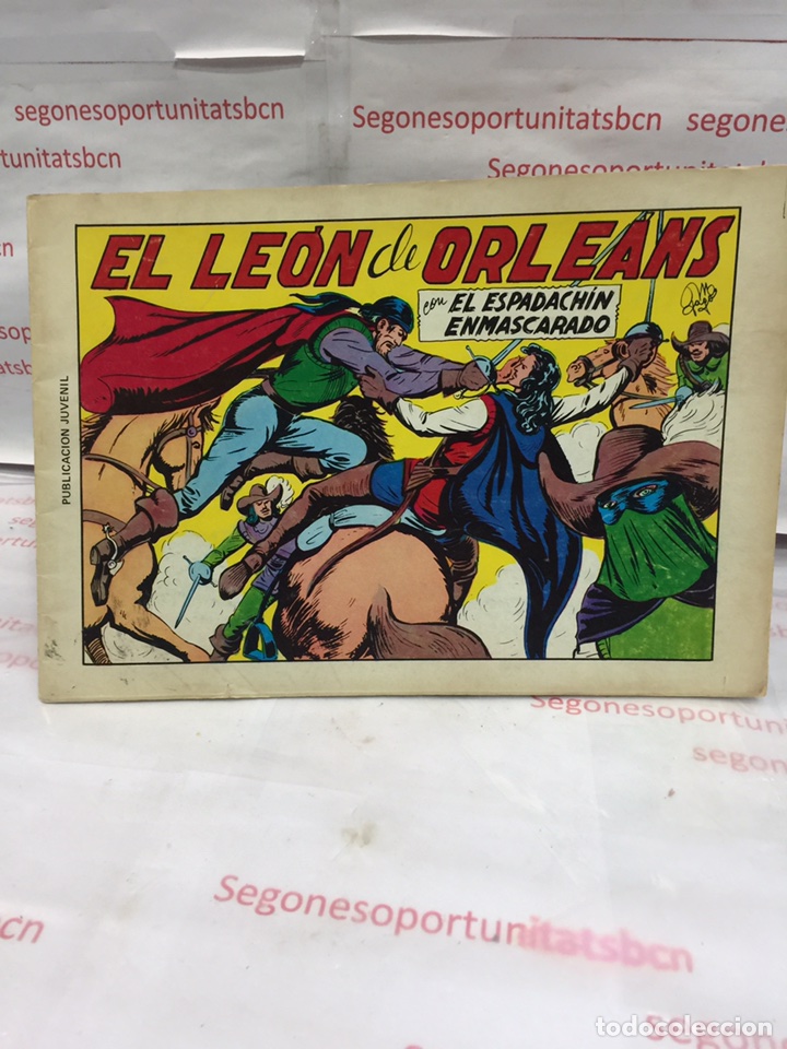 1 EL LEÓN DE ORLEANS CON EL ESPADACHÍN ENMASCARADO - NUMERO 9 - EDITORIAL VALENCIANA