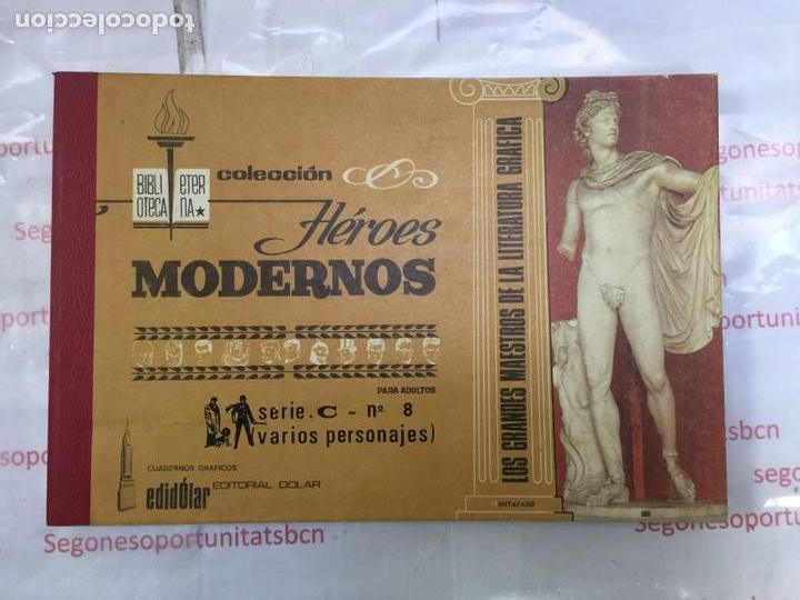 1 TOMO - HÉROES MODERNOS - SERIE C N° 8 Y 9 - ED. DOLLAR - 15 COMICS