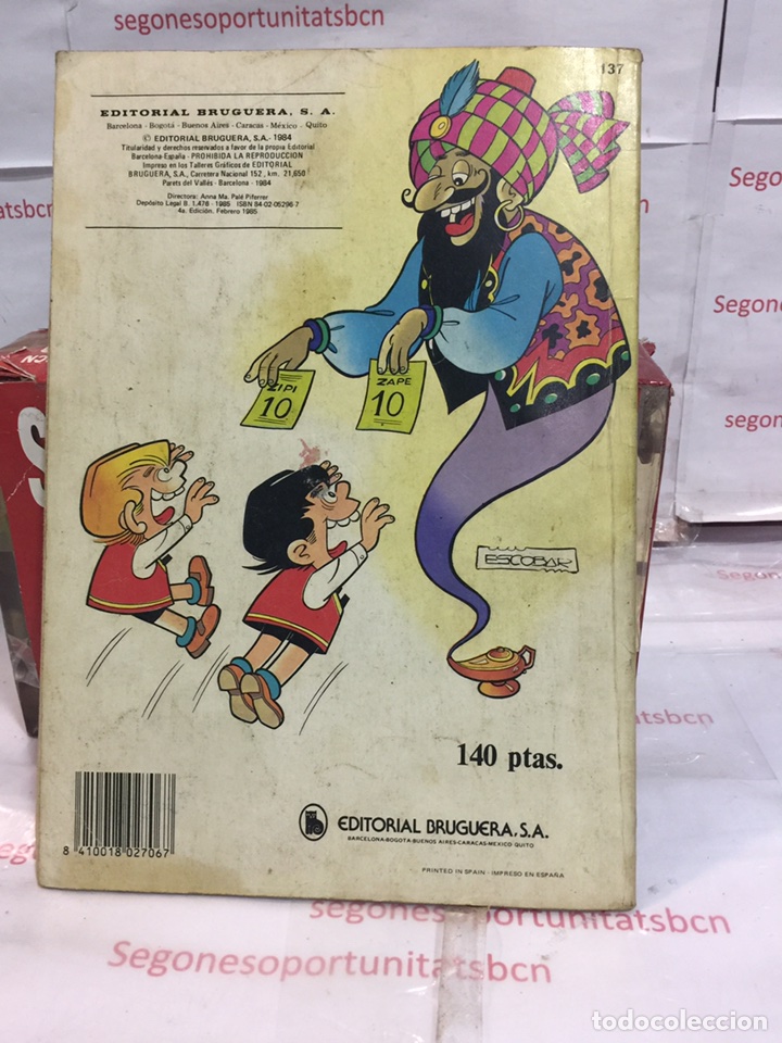 3 ZIPI Y ZAPE DE LÍO EN LÍO - COLECCIÓN OLÉ - NUMERO 137