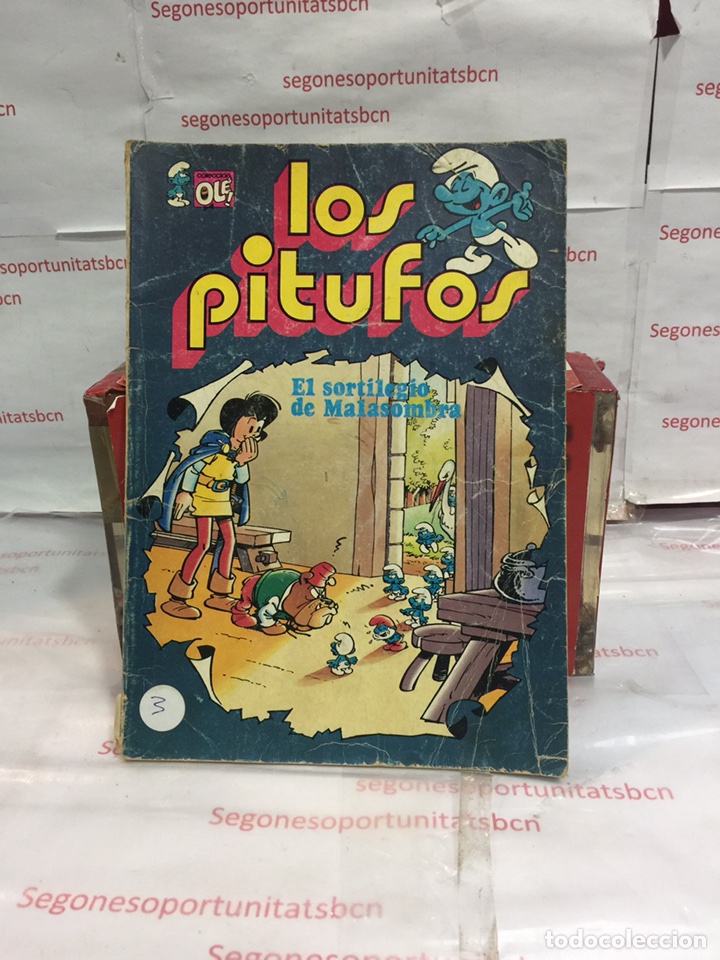 1 LOS PITUFOS - EL SORTILEGIO DE MALASOMBRA - EDICIÓN OLE- NUMERO 12