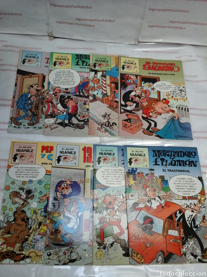 1 LOTE COMPLETO - MORTADELO Y FILEMÓN - EL MEJOR IBAÑEZ - EDICIONES B