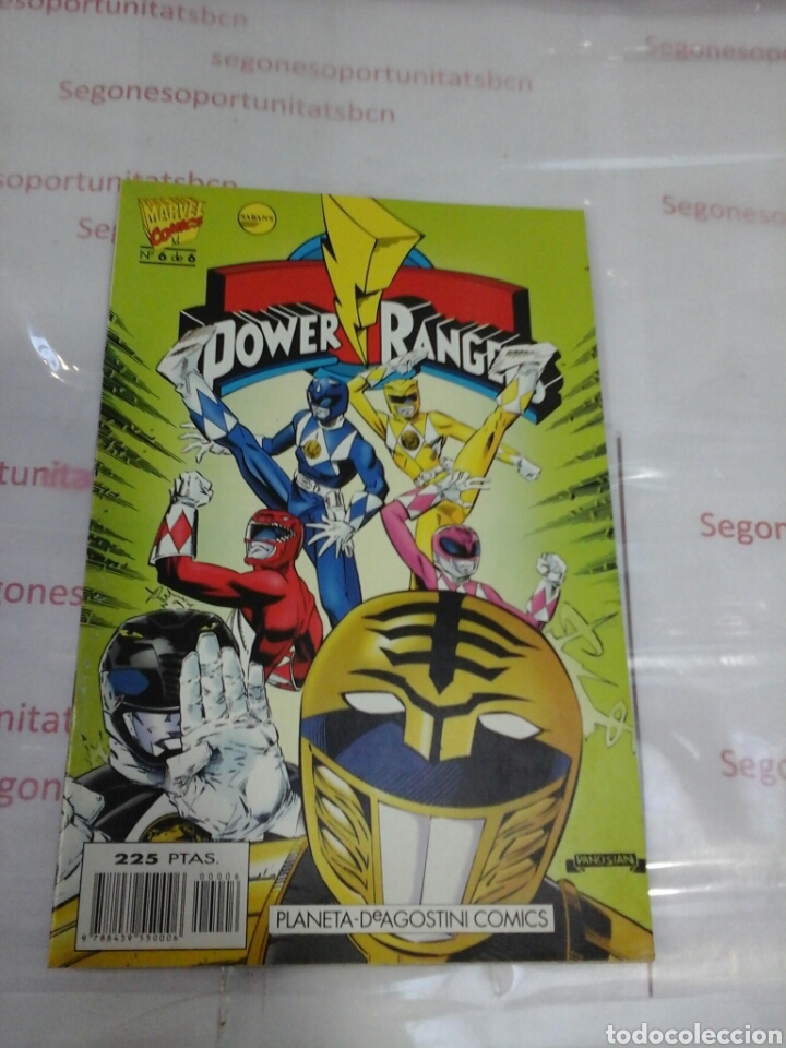 1 POWER RANGERS - N°6 - PLANETA