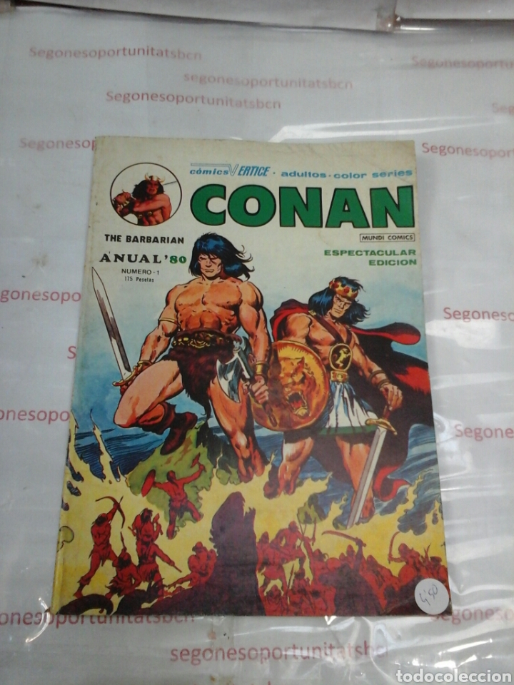 1 CONAN THE BARBARIAN - N°1 - ANUAL 80 - VÉRTICE