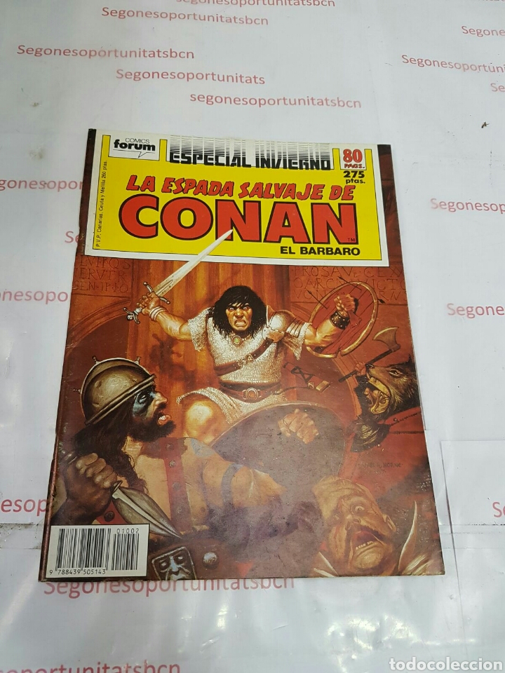 1 LA ESPADA SALVAJE DE CONAN - ESPECIAL INVIERNO - SERIE ORO