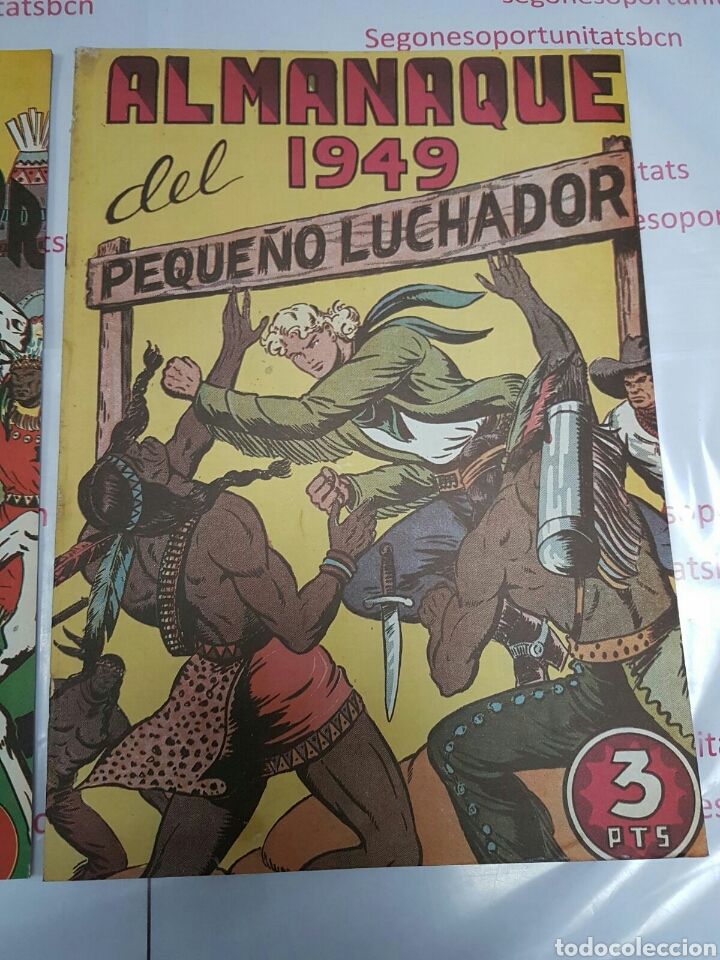 3 LOTE - ALMANAQUES - EL PEQUEÑO LUCHADOR - 1947-48-49