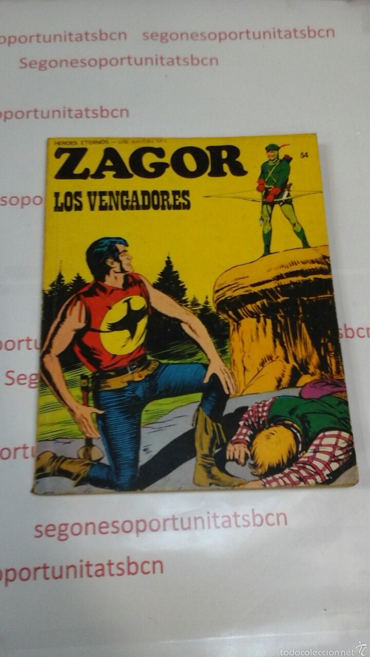 1 ZAGOR - N°54 LOS VENGADORES - BURU LAN - 1973