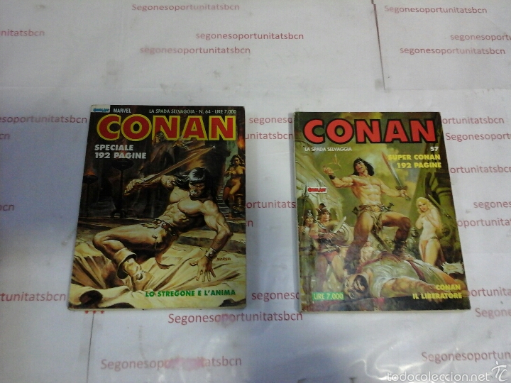 1 LOTE - CONAN LA SPADA SELVAGGIA - N°57 Y 64 -