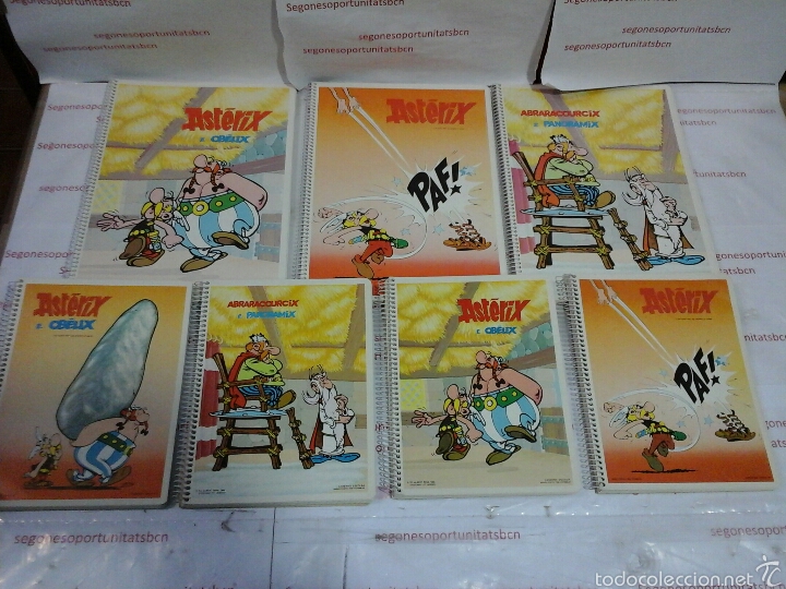 1 LOTE - 3 LIBRETAS ASTÉRIX - 1983