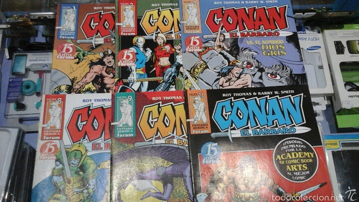 1 LOTE - CONAN EL BÁRBARO - FANTASIA HEROICA - 6 TOMOS