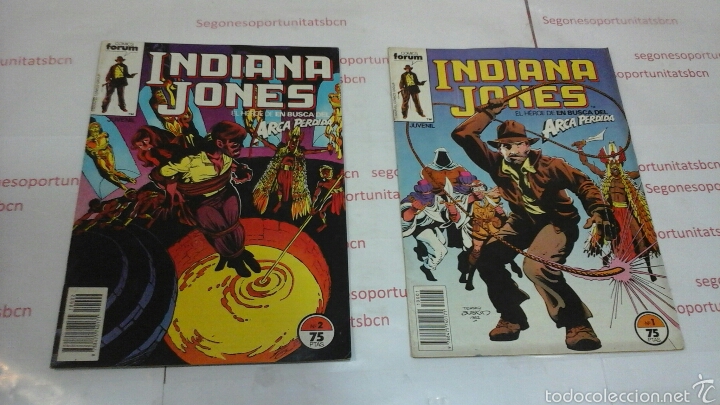 1 LOTE - INDIANA JONES - N°1, 2, 6, 7, 8 Y 9 - EDICIONES R.B.A