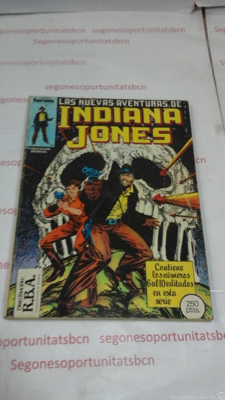 2 LOTE - INDIANA JONES - N°1, 2, 6, 7, 8 Y 9 - EDICIONES R.B.A