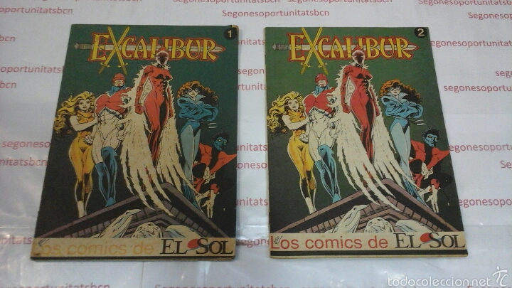 1 LOTE - EXCALIBUR - N°1 Y 2 - LOS COMICS DE EL SOL