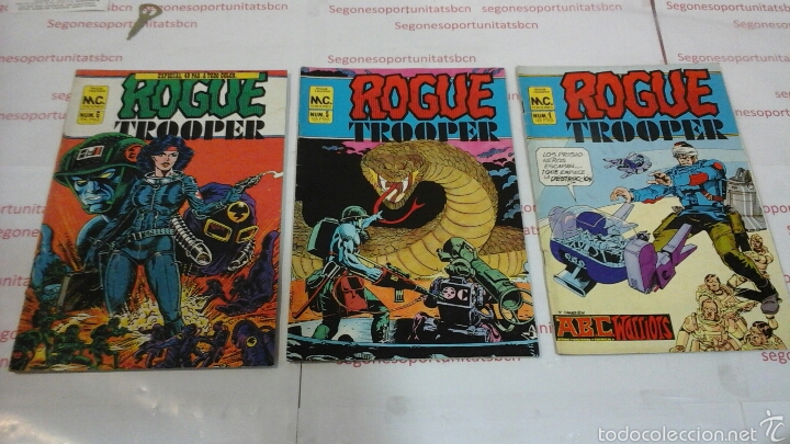 1 LOTE - ROGUE TROOPER - N°4, 5 Y 6 - MC. EDICIONES