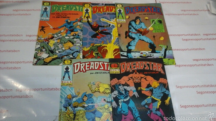 1 LOTE - DREADSTAR - N°1 AL 5 - EPIC COMICS