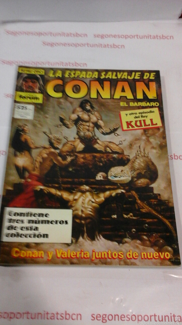 1 LA ESPADA SALVAJE DE CONAN EL BÁRBARO - N° 65,66,67 - SERIE ORO