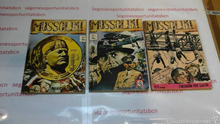 1 LOTE COMPLETO - MUSSOLINI - ED. MERCOCOMIC.