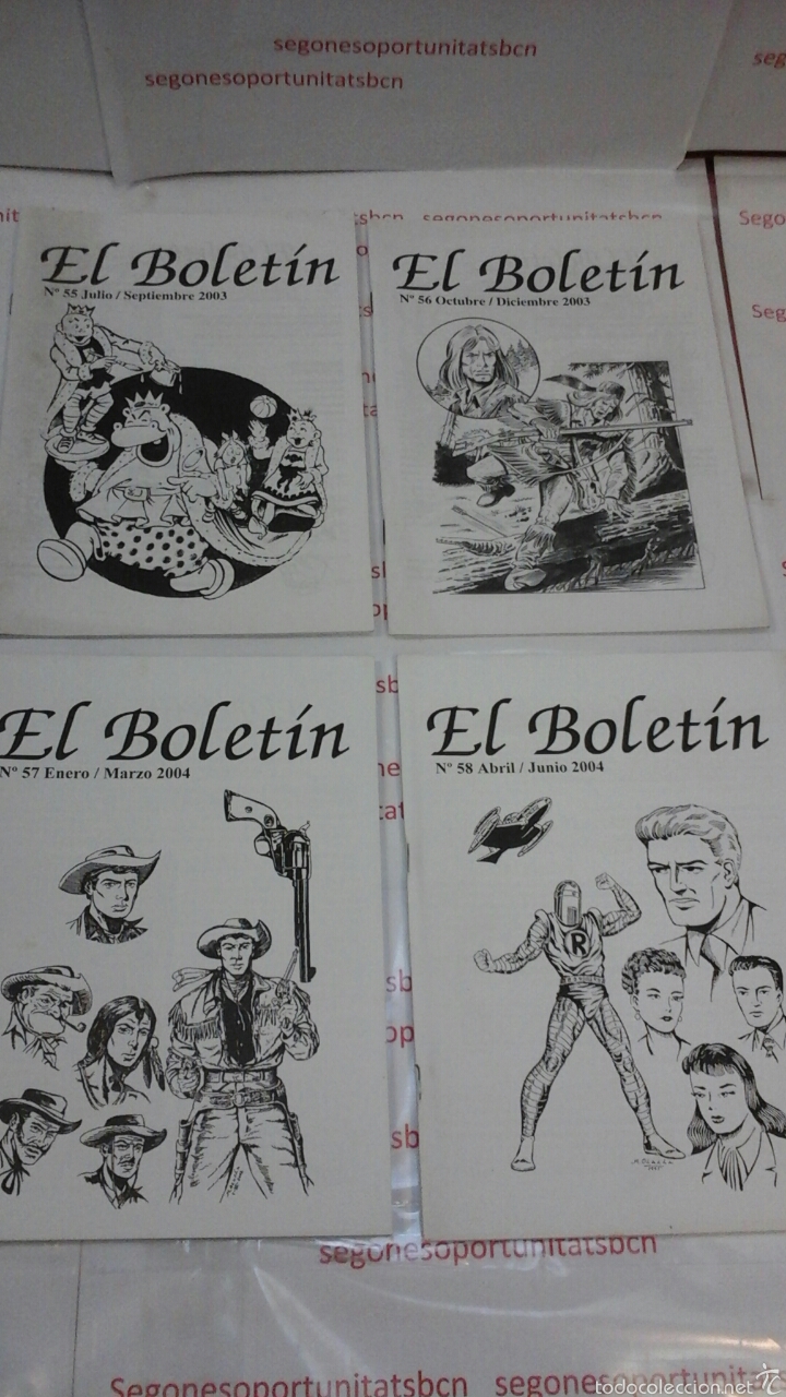 1 EL BOLETÍN - N°55,56,57,58 - CARLOS & TERE - 2003