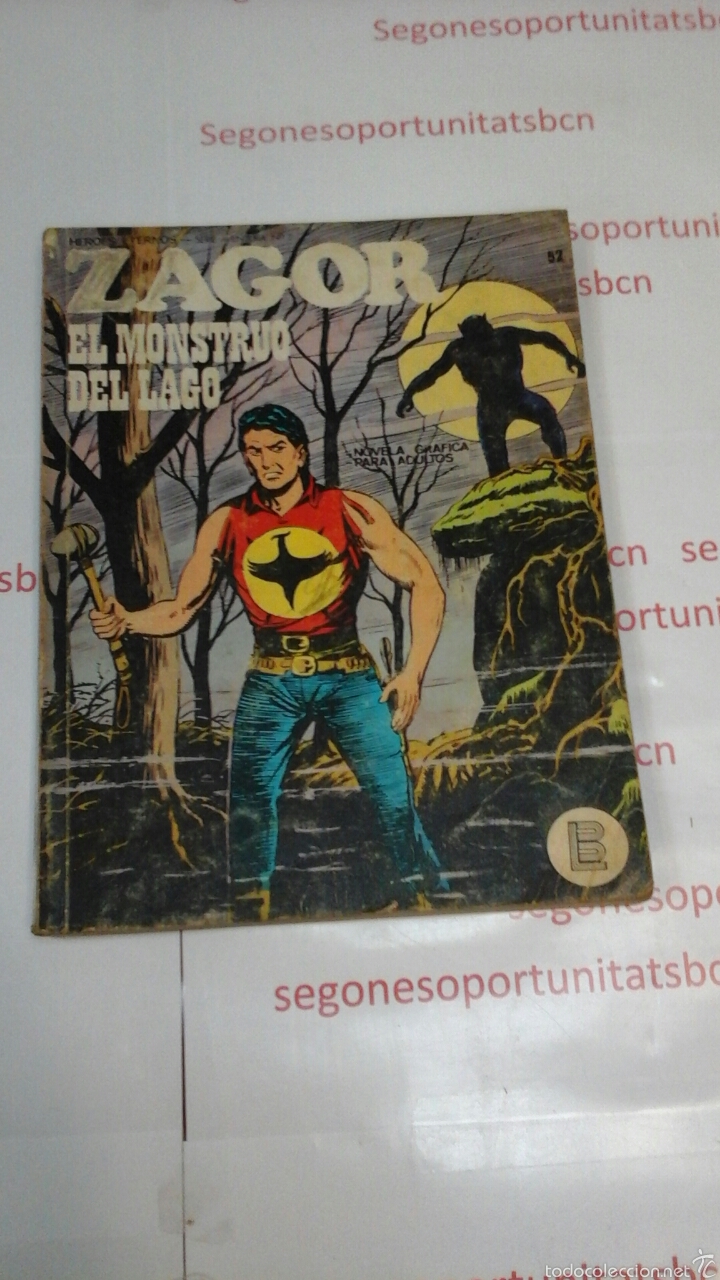 1 ZAGOR - N°52- EL MONSTRUO DEL LAGO