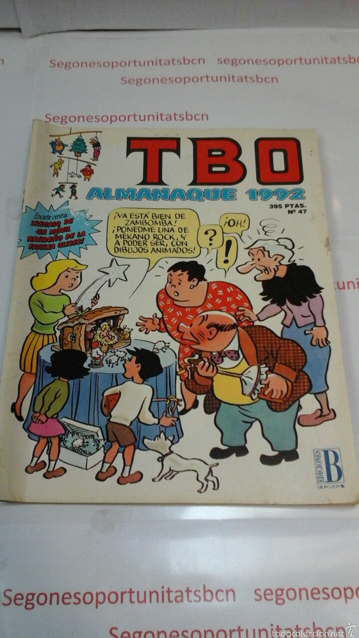 1 TBO - ALMANAQUE 1992 - NÚMERO 47 - EDICIONES B