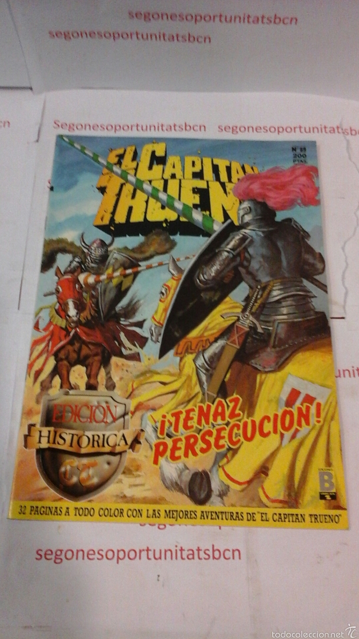 1 EL CAPITAN TRUENO - EDICIÓN HISTORICA -EDICIONES B - NÚMERO 89