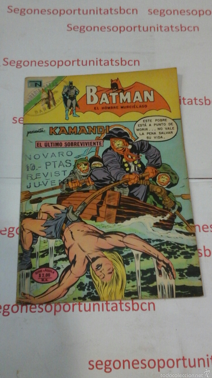 1 BATMAN EL HOMBRE MURCIÉLAGO - KAMANDI - CAP 1 - NOVARO