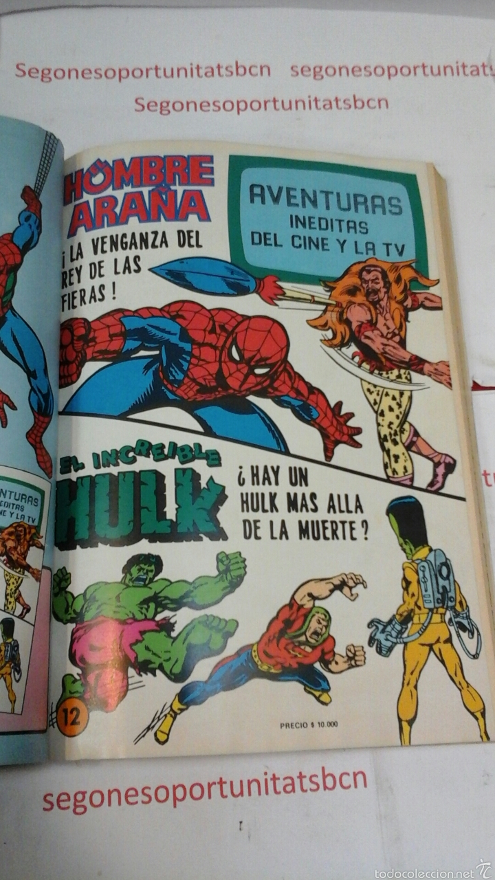 4 TOMO SPIDERMAN Y EL INCREIBLE HULK - NÚMEROS DEL 10 AL 12 Y 24 AL 27.