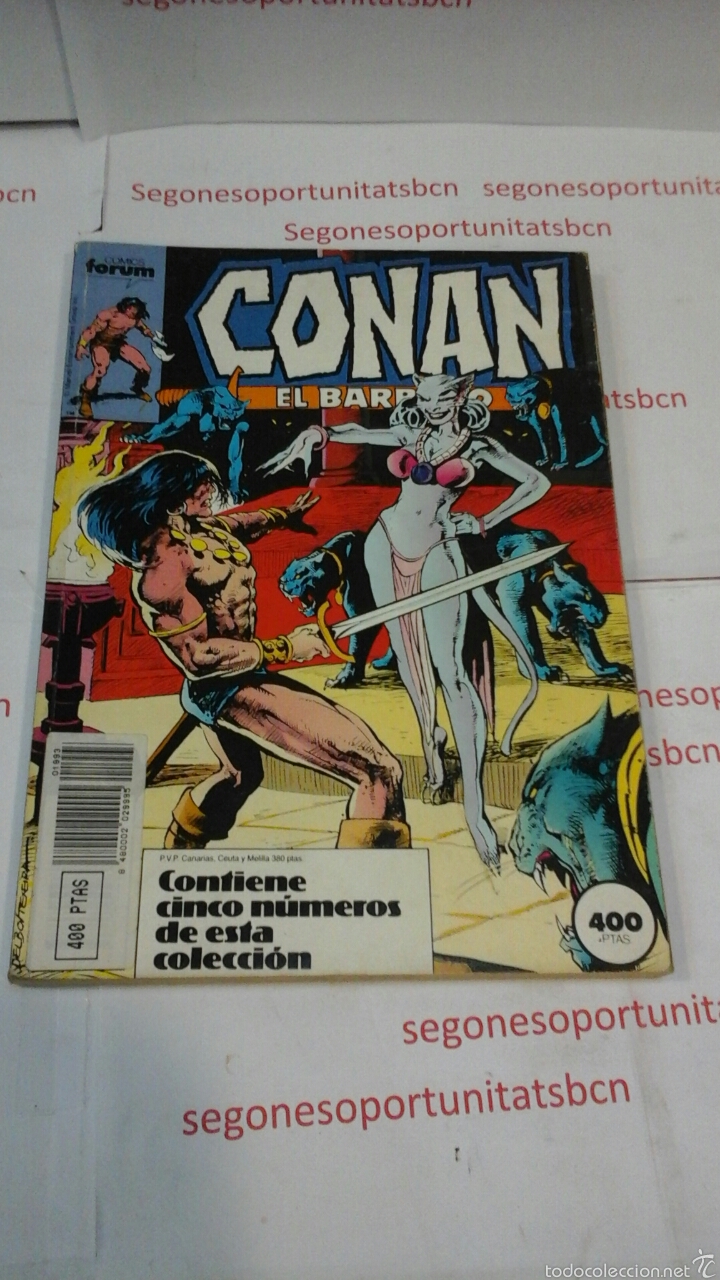 1 CONAN EL BARBARO - N° 161 AL 165 - FORUM