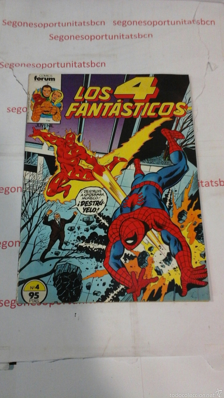 1 LOS 4 FANTÁSTICOS - N°4 - MARVEL COMICS - FORUM