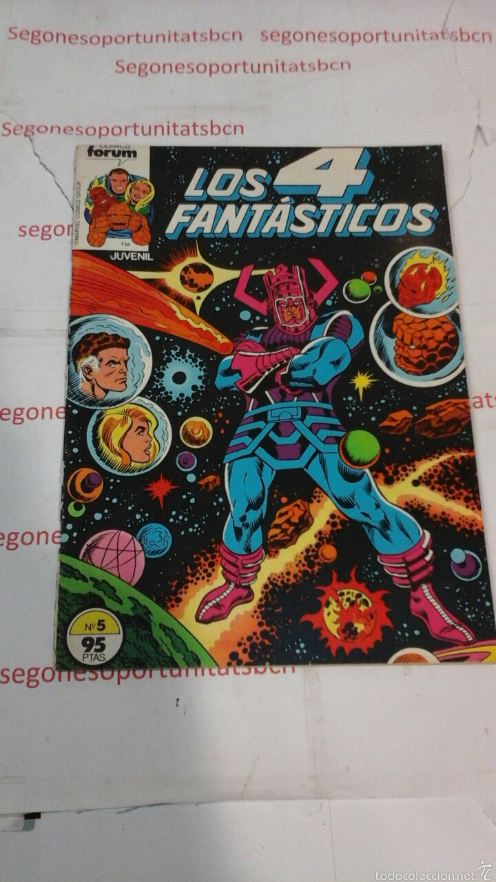 1 LOS 4 FANTÁSTICOS - N°5 - MARVEL COMICS - FORUM