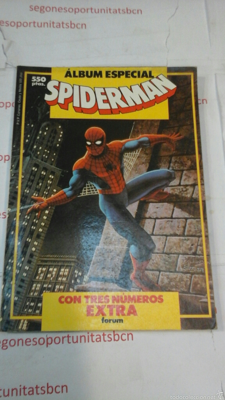 1 ALBUM ESPECIAL SPIDERMAN - CON TRES NÚMEROS EXTRA - FORUM