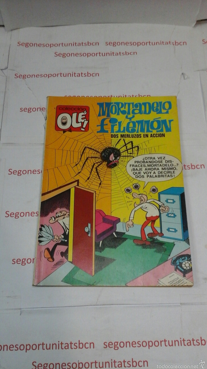 1 MORTADELO Y FILEMON - DOS MERLUZOS EN ACCIÓN - 1A ED. 1975 N°35